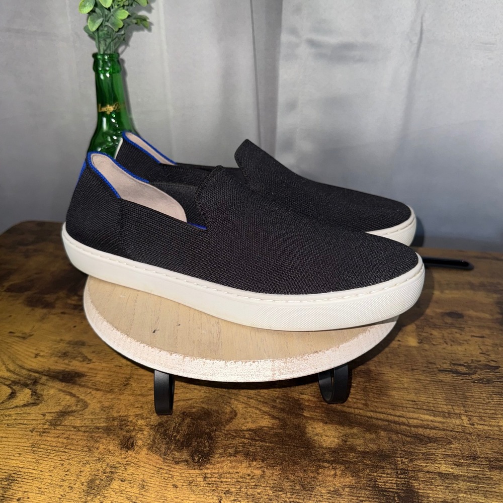 Rothy's The Original Sneaker Navy Blue Women 9 Slip On Casual Comfort Washable